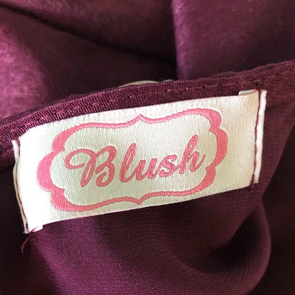 Burgundy Romper - Picture 4 of 4